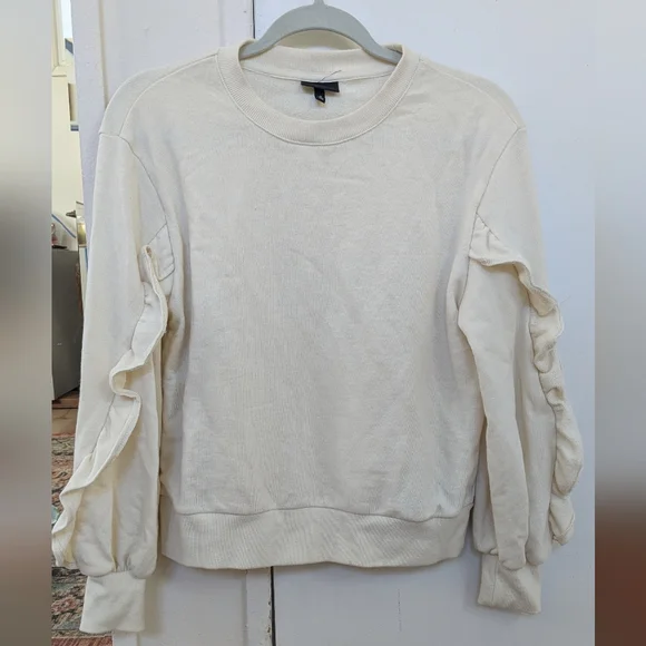Who What Wear Cream Knit Sweater - Picture 1 of 2
